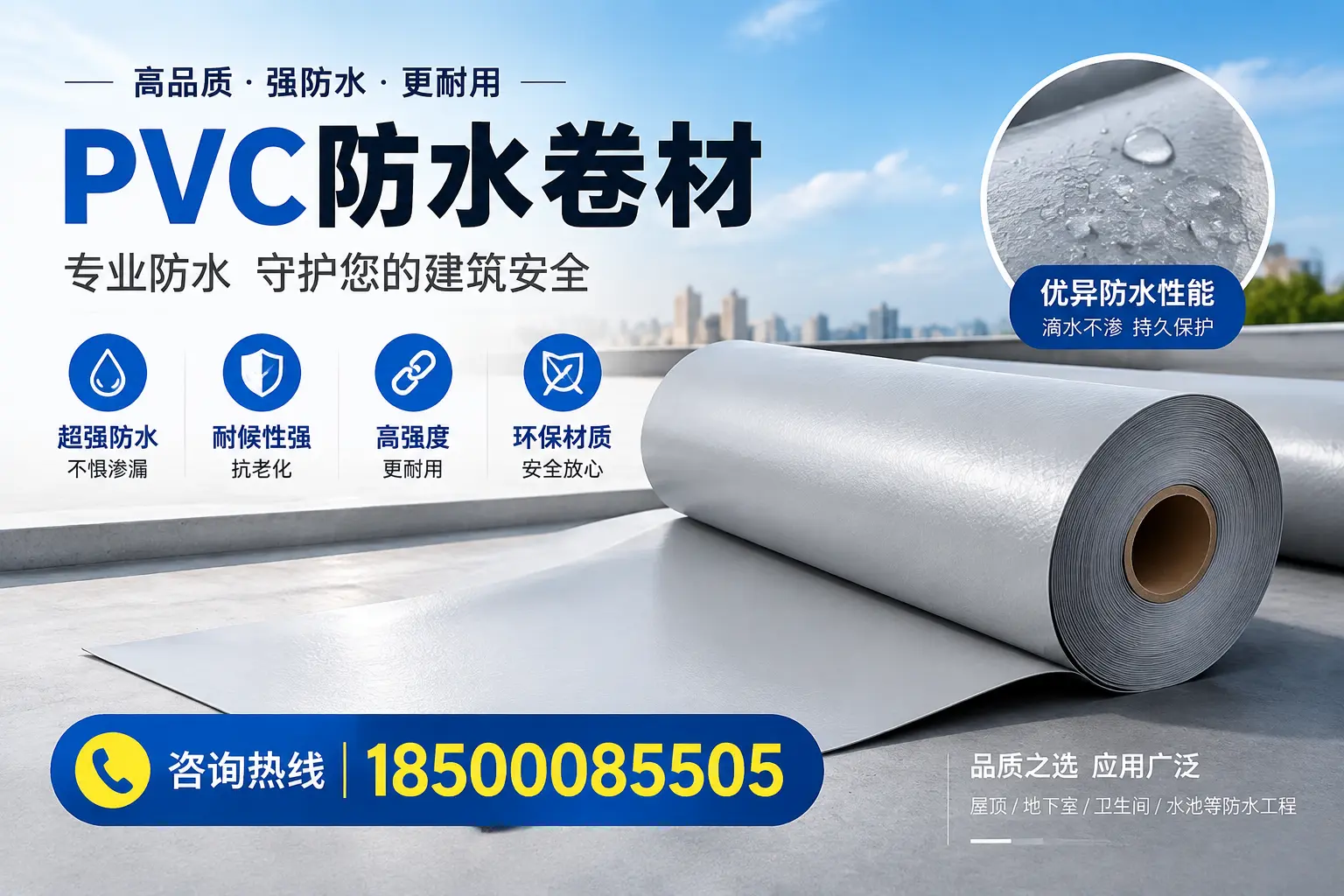 银川地区pvc防水卷材的市场现状与发展趋势